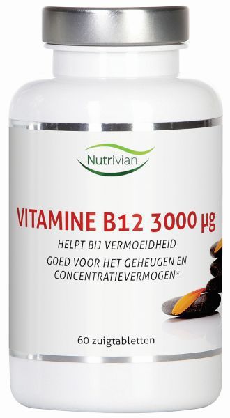 Vitamine B12 methylcobalamine 3000mcg 60ztb