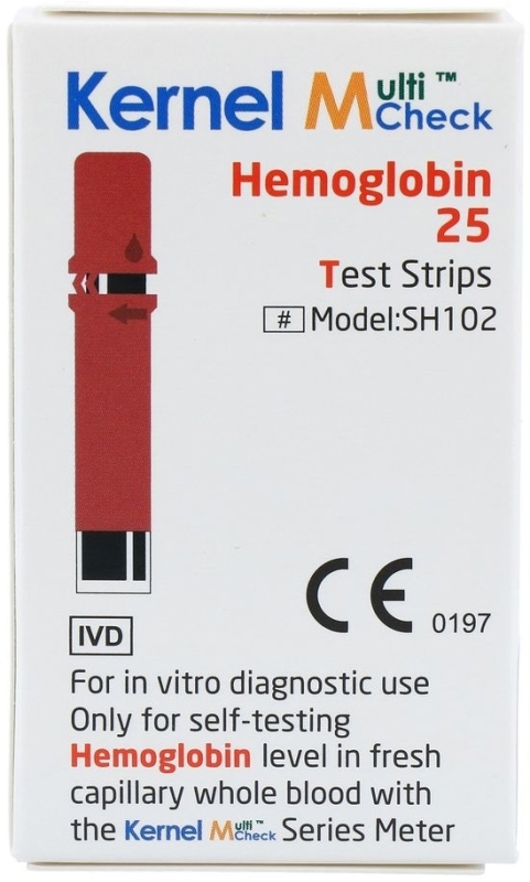Testjezelf.nu Multicheck hemoglobine teststrips 25st
