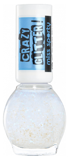 Crazy Glitter Top Coat Nagellak 020 Blue My Mind 1 stuk