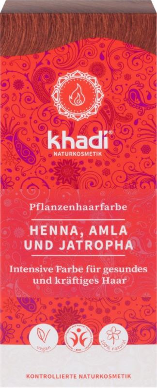 Haarverf Henna, Alma en Jatropha 100 gram