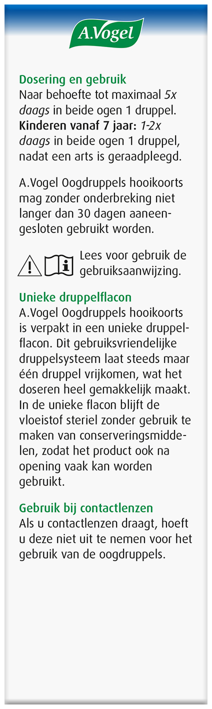 A.Vogel Pollinosan Hooikoorts Oogdruppels 10ml