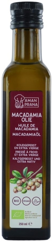 Aman Prana Macadamia Olie Bio 250ml