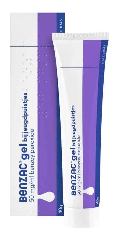 Gel 50mg/ml benzoylperoxide 40 gram