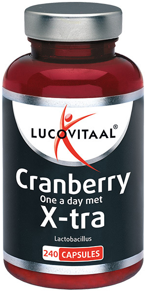 Lucovitaal Cranberry met X-tra Lactobacillus 240 capsules