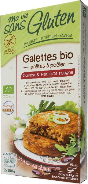 Quinoaburger Met Rode Bonen - Glutenvrij 2x100g