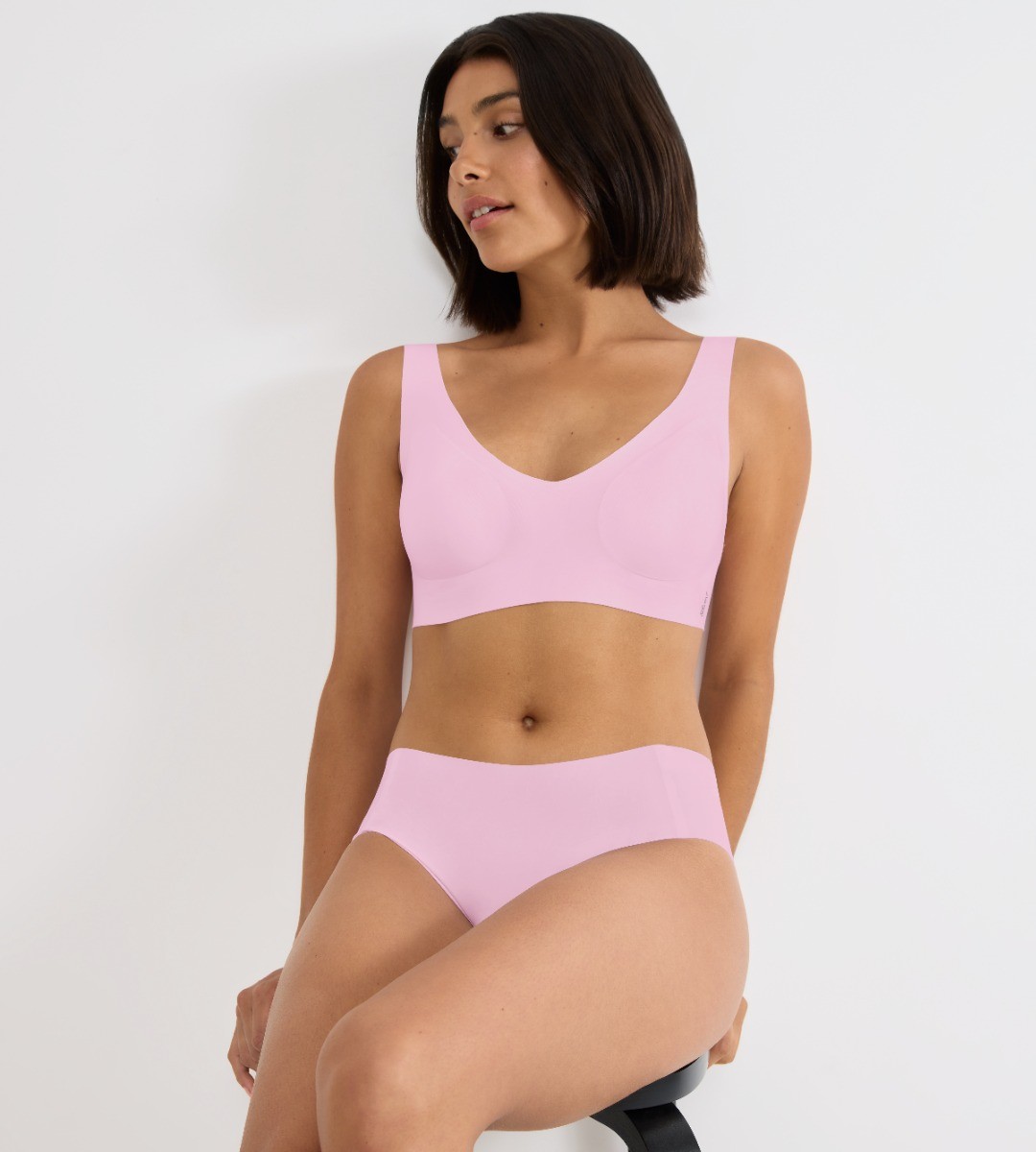 Sloggi ZERO Feel 2.0 Dames Hipster Floral Pink