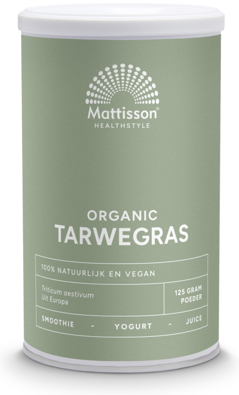 Mattisson Biologisch Tarwegras Poeder 125 Gram