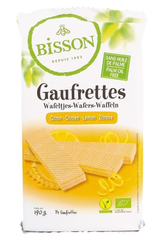 Wafels Citroen Bio 190g