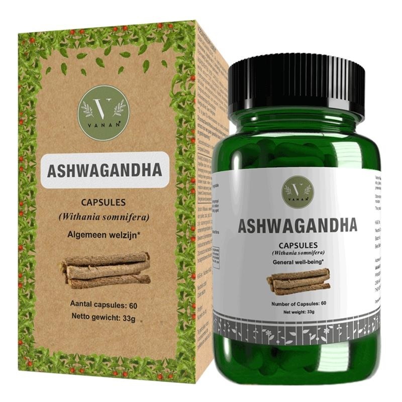 Ashwagandha capsules 60ca