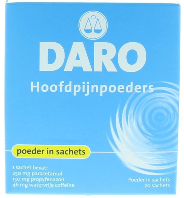 Hoofdpijnpoeder 20st