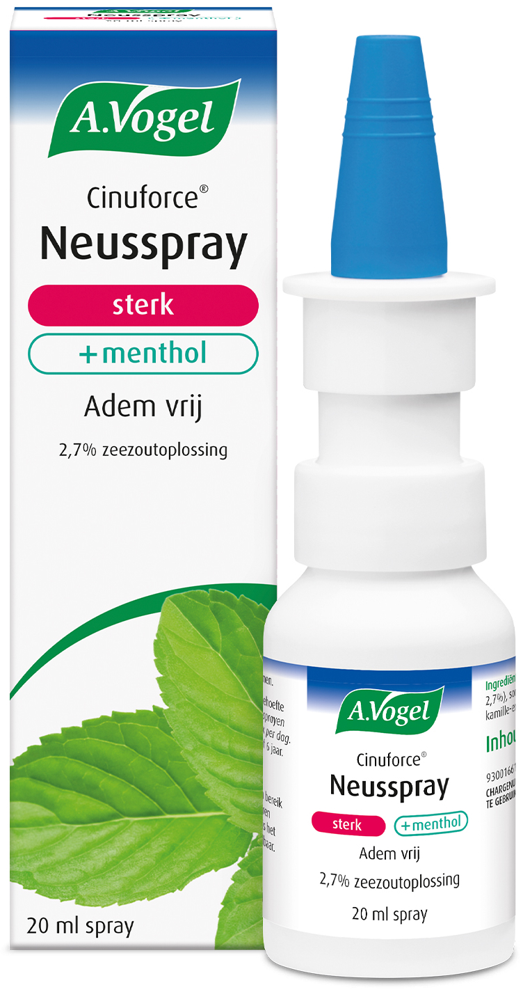 Cinuforce Neusspray extra sterk + menthol 20 ml