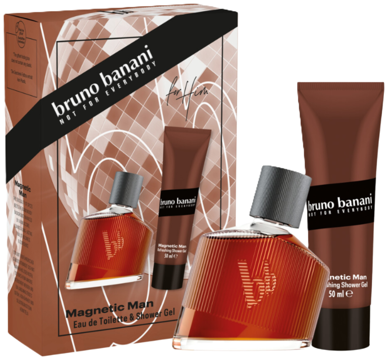 Bruno Banani Giftset Magnetic Men 1 Stuk