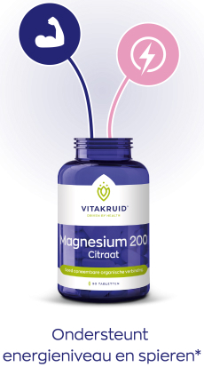 Vitakruid Magnesium 200 Citraat 90 tabletten