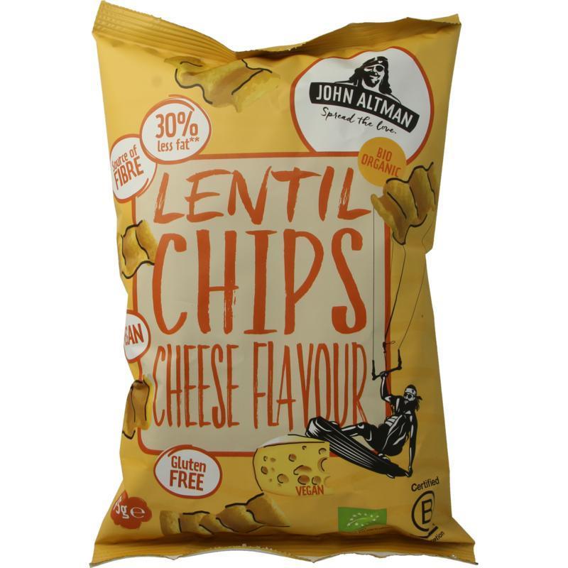 Linzen Chips Vegan Cheese Bio 75 Gram