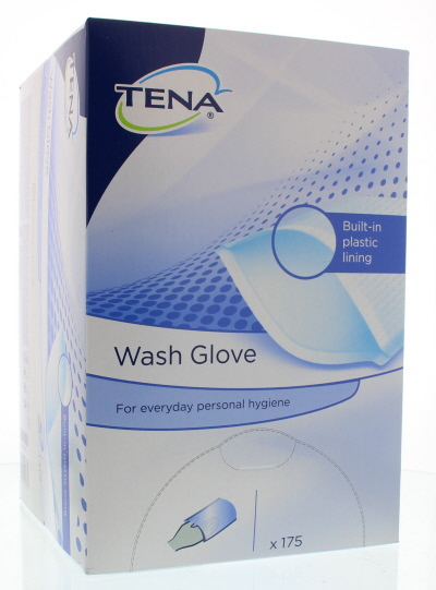 Wash glove with plastic lining 175st