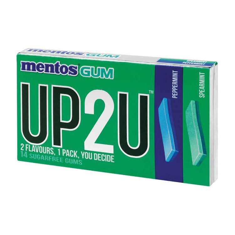 Gum UP2U Peppermint - Spearmin 14 Stuks