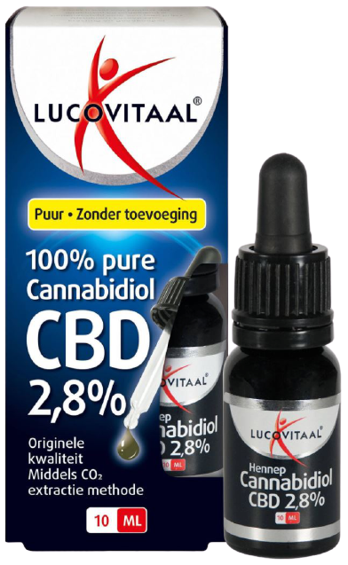 Cannabidiol CBD Olie 2.8% Puur 10ml