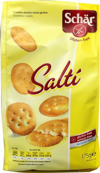 Salti zoute crackers 175g