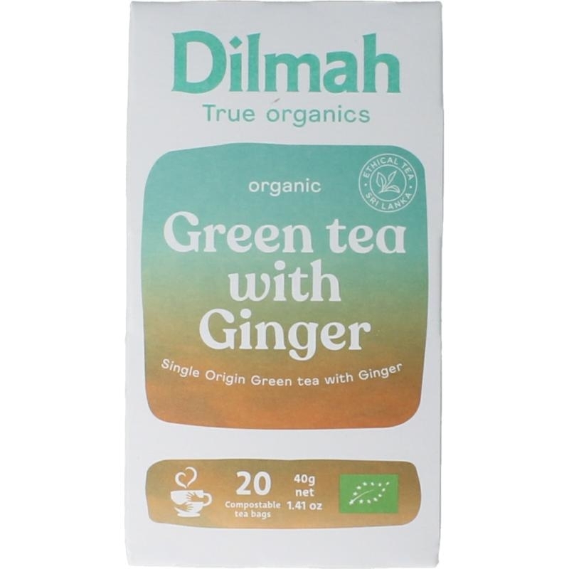 Green tea with ginger bio 20st