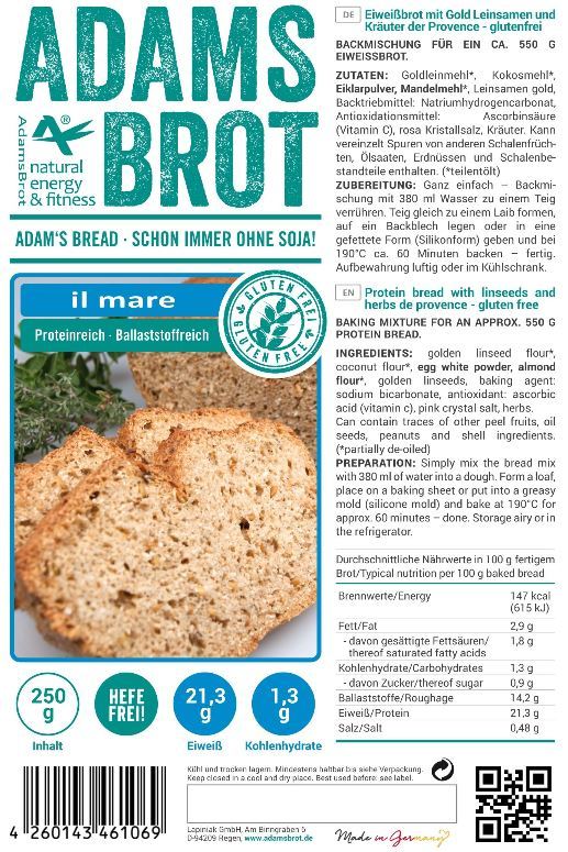 Brot broodmix il mare 250 gram