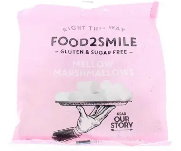 Marshmallows Suiker-, Gluten-, en Lactosevrij 50g