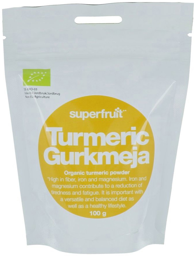 Superfruit Kurkuma/Gurkmeja Poeder Biologisch 100 gram