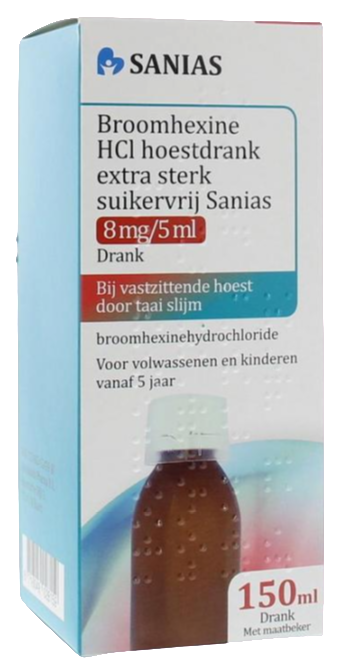 Broomhexine Hoestdrank Extra Sterk 150ml