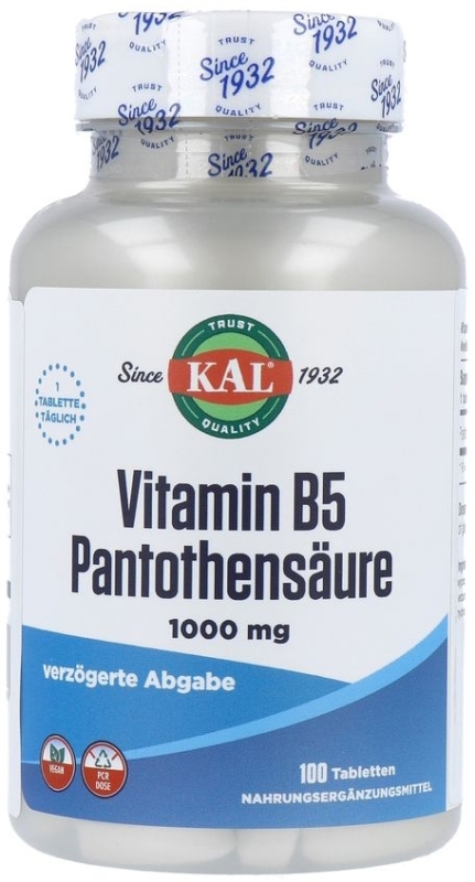 Vitamine B5 1000mg 100st