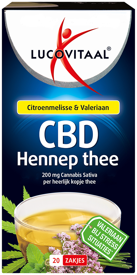 Lucovitaal Hennep CBD Thee 20 zakjes