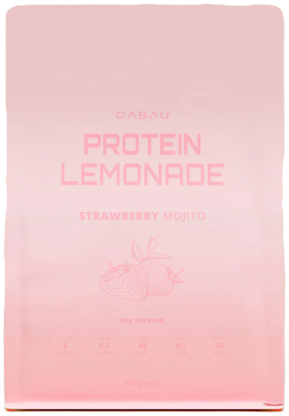Cabau Lifestyle Protein Lemonade Strawberry Mojito 500 Gram