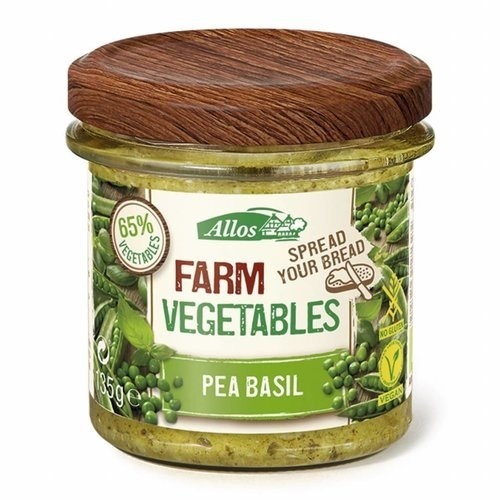 Farm Vegetables Doperwten & Basilicum 135g