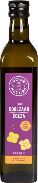 Koolzaad Olie bio 500ml