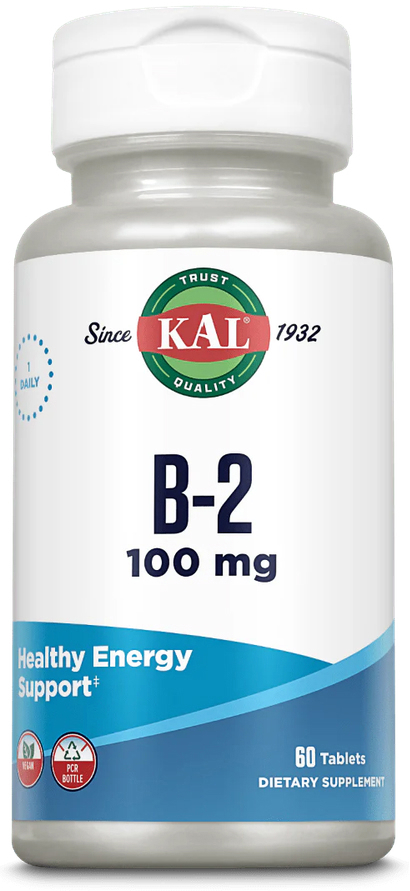Kal Vit B2 Riboflavin 100mg 60st