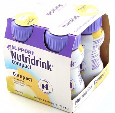 Compact banaan 4x125g