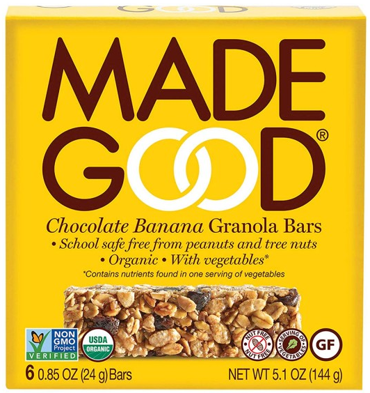 Chcocolate Banana Granola Bars 144 gram