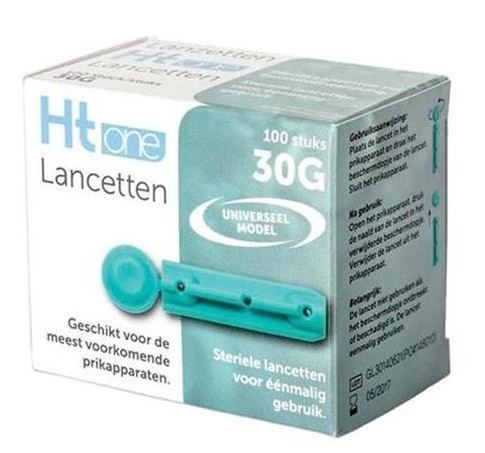 HT One Prik Lancetten 30G 100 stuks