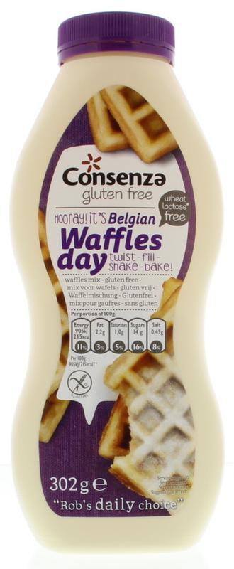 Schudfles Mix Voor Wafels 302g