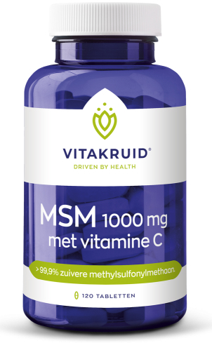 Vitakruid MSM 1000mg + Vitamine C 120 tabletten