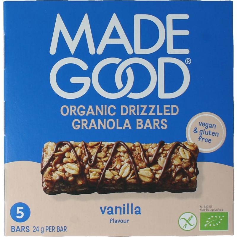 Granola Bar Vanilla Bio 5 Stuks