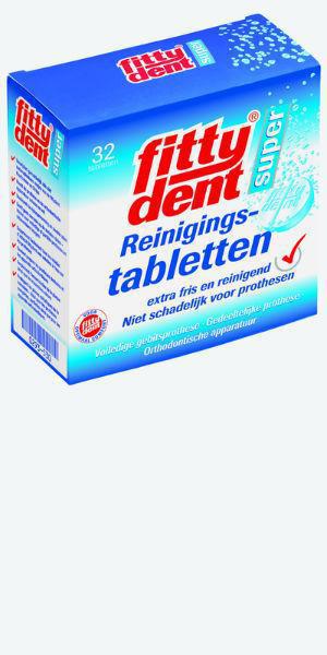 Kunstgebittabletten Reiniging 32 stuks