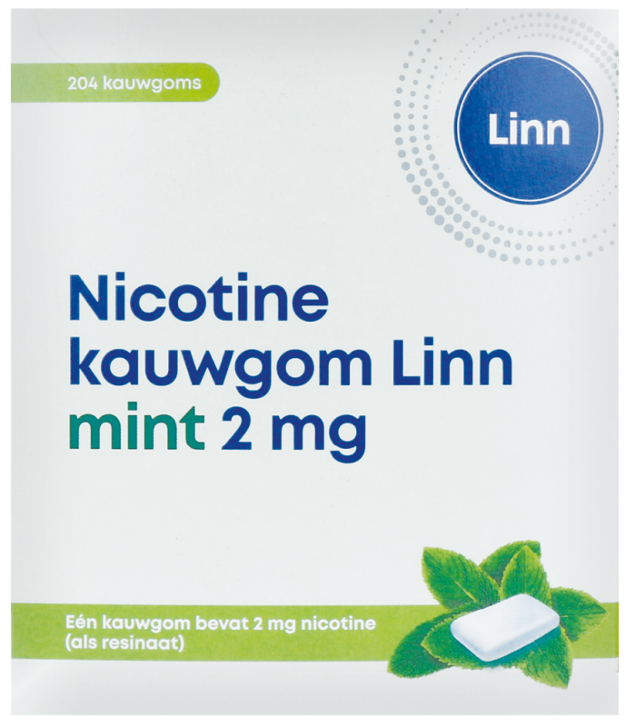 Nicotine kauwgom mint 2mg 204st