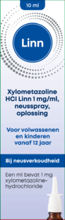 Xylometazoline 1mg/ml neusspray 10ML