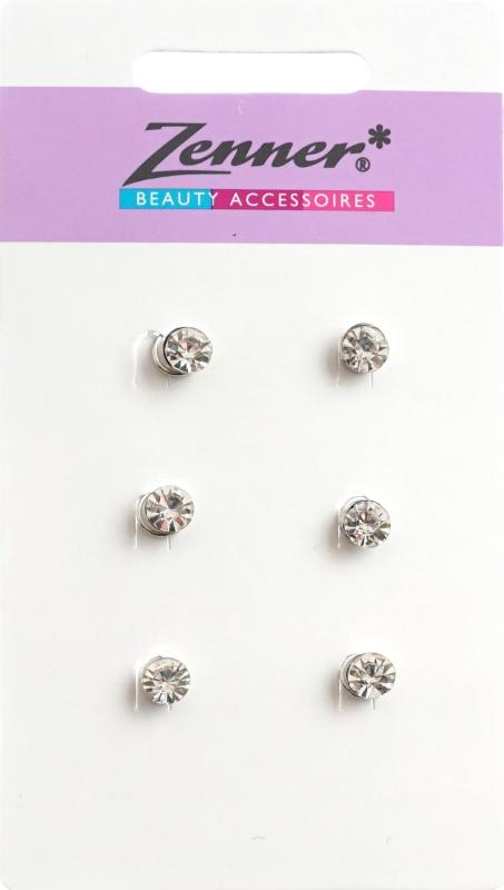 Swirl Clips Strass 6 Stuks