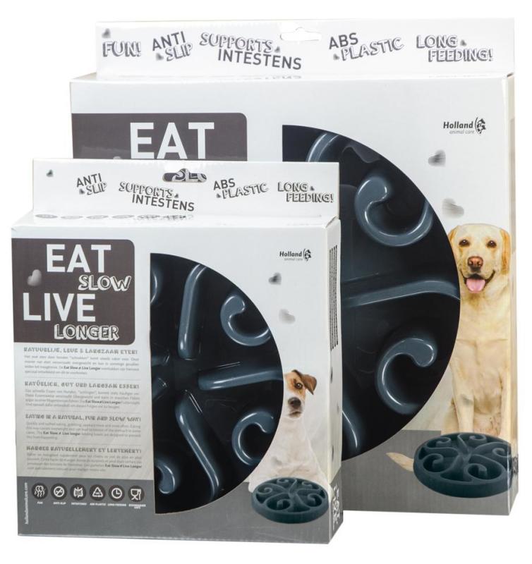 Eat Slow Live Longer Original Grey L