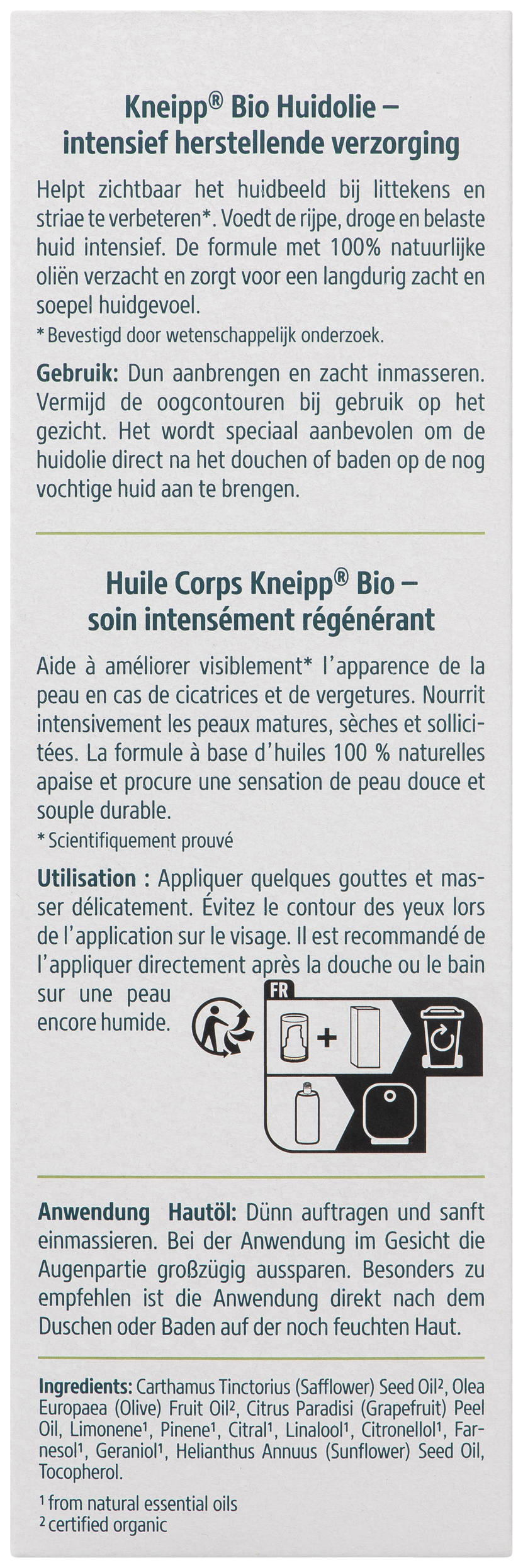 Kneipp Huidolie Bio Plus 100 ml
