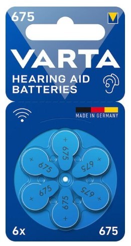 Gehoorbatterij 675 6 Stuks