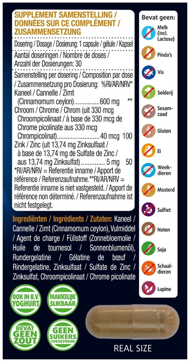 Lucovitaal Bloedsuikerspiegel 30 capsules