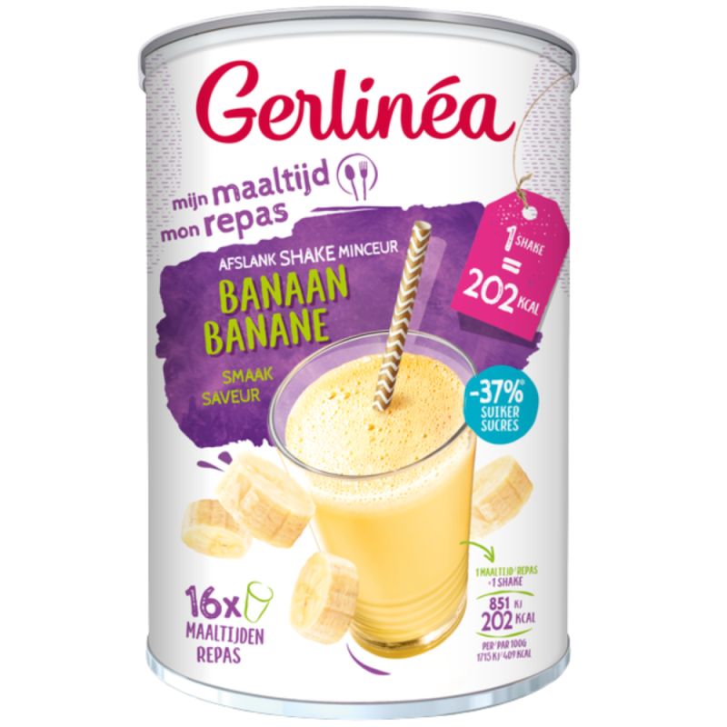 Gerlinea Maaltijd Afslankshake Banaan 436 G