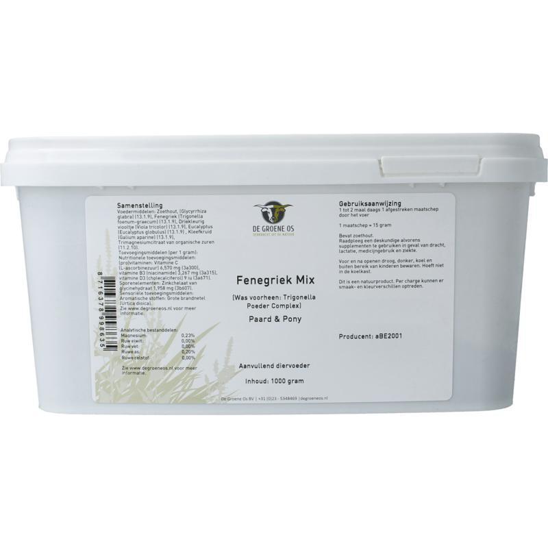 Fenegriek mix paard/pony 1000g