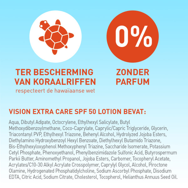 Vision Zonnecrème Extra Care SPF50 180 ML